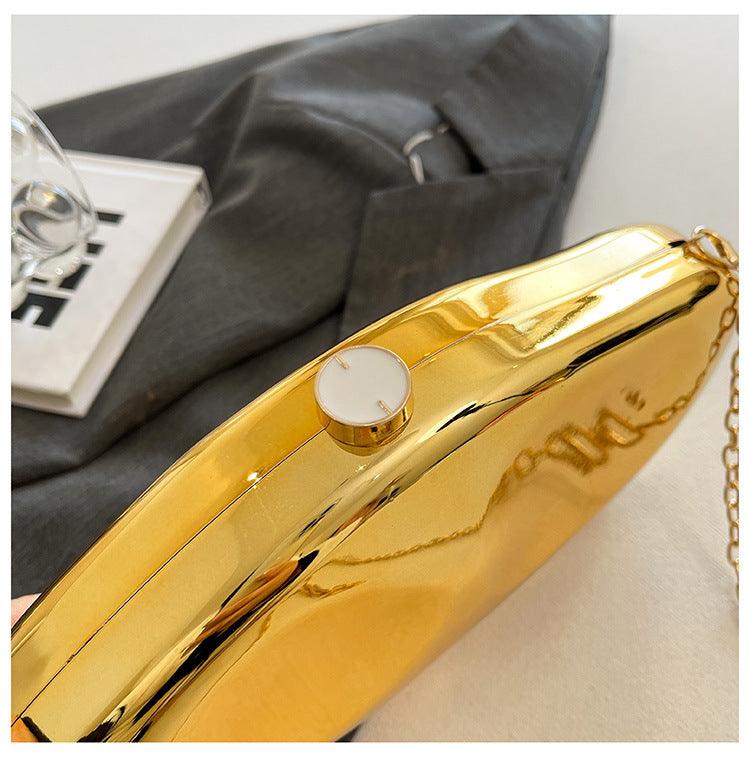 Acrylic Shaped Stone Clutch/Messenger Bag