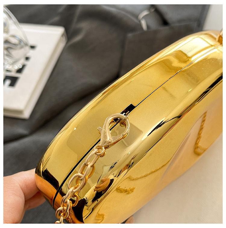Acrylic Shaped Stone Clutch/Messenger Bag