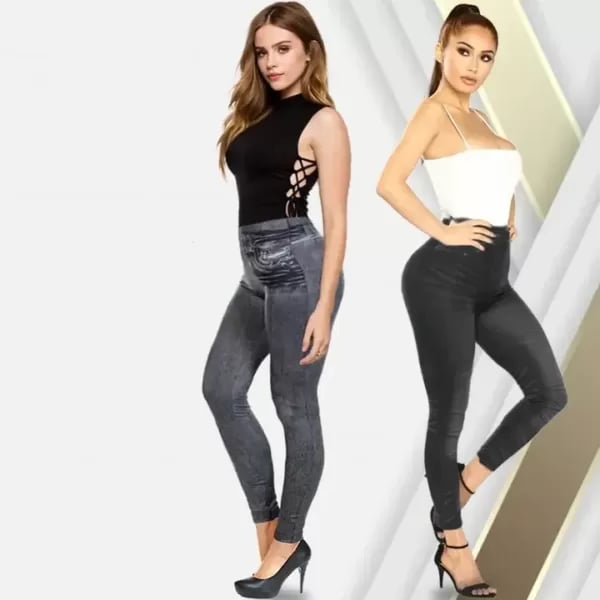 Margot Perfect Skinny Fit Stretch Pull On Push Up Plus Size Leggings