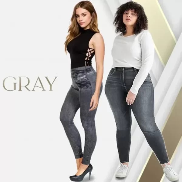 Margot Perfect Skinny Fit Stretch Pull On Push Up Plus Size Leggings