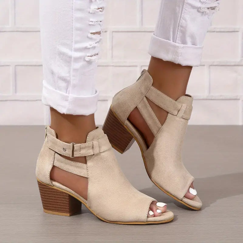 🔥Last Day Promotion 50% OFF - New Women's Orthopaedic High Heel Leather Shoes