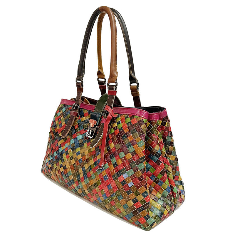 Women Multicolor Leather Handbags