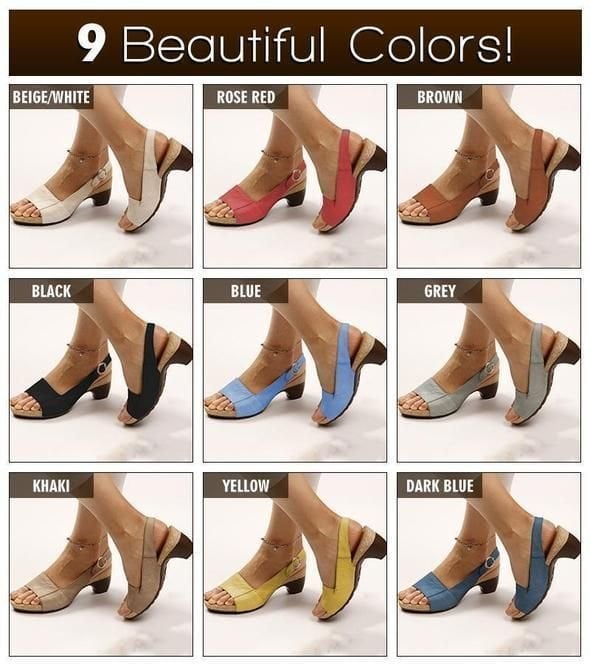 Clearance Sale🔥🔥- Comfortable Elegant Low Chunky Heel Shoes-🔥BUY 2 FREE SHIPPING