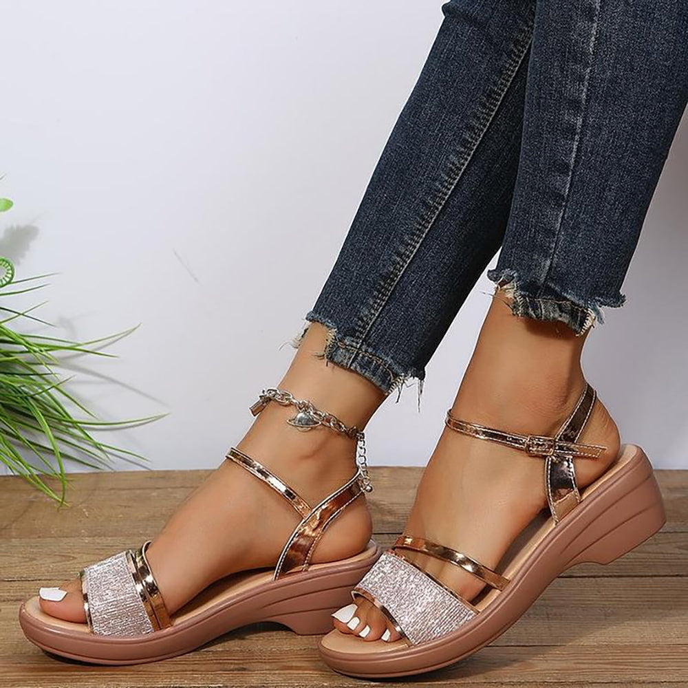 🔥LAST DAY 50% OFF🔥NEW WOMEN'S OPEN TOE WEDGE ORTHOPEDIC SANDALS