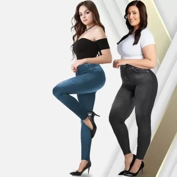 Margot Perfect Skinny Fit Stretch Pull On Push Up Plus Size Leggings