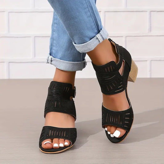 🔥Last Day Promotion 50% OFF - New Women's Orthopaedic High Heel Leather Shoes