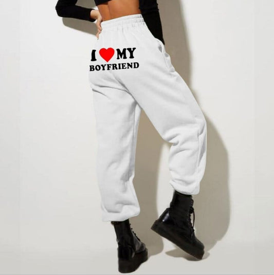 I 💖MY BOYFRIEND 🎁printed sweatpants