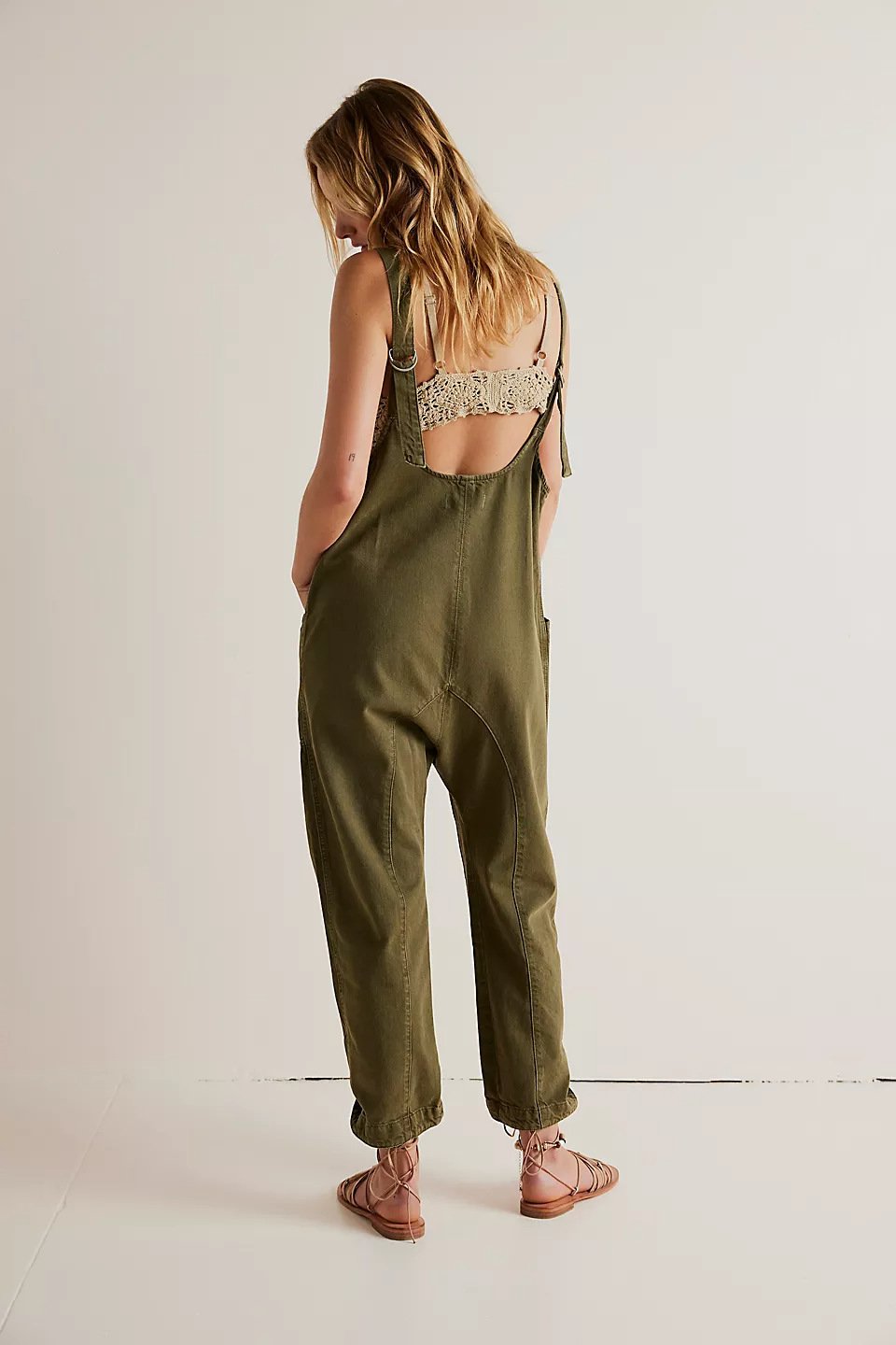 Denim Jumpsuit With Pockets (Buy 2 Free Shipping)