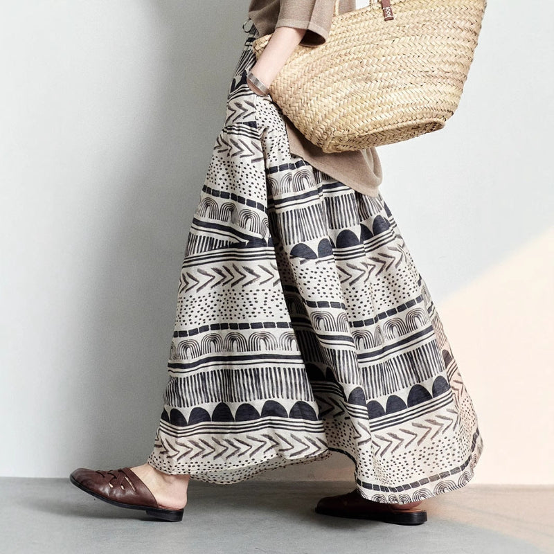 ALINA LINEN SKIRT