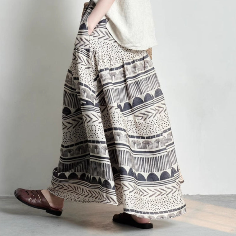 ALINA LINEN SKIRT