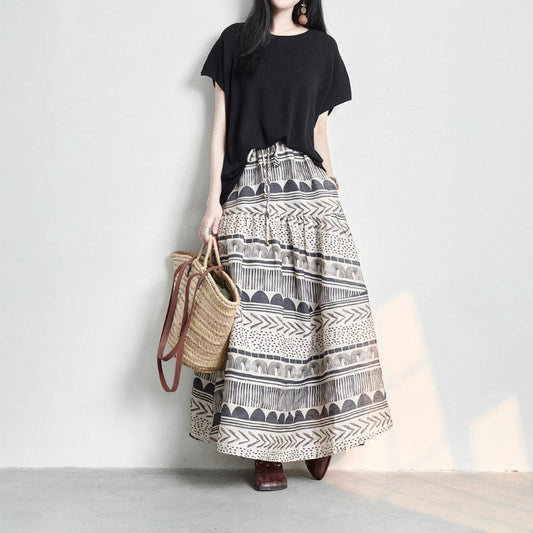 ALINA LINEN SKIRT