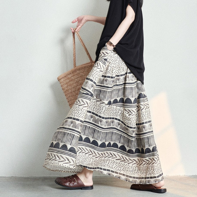 ALINA LINEN SKIRT
