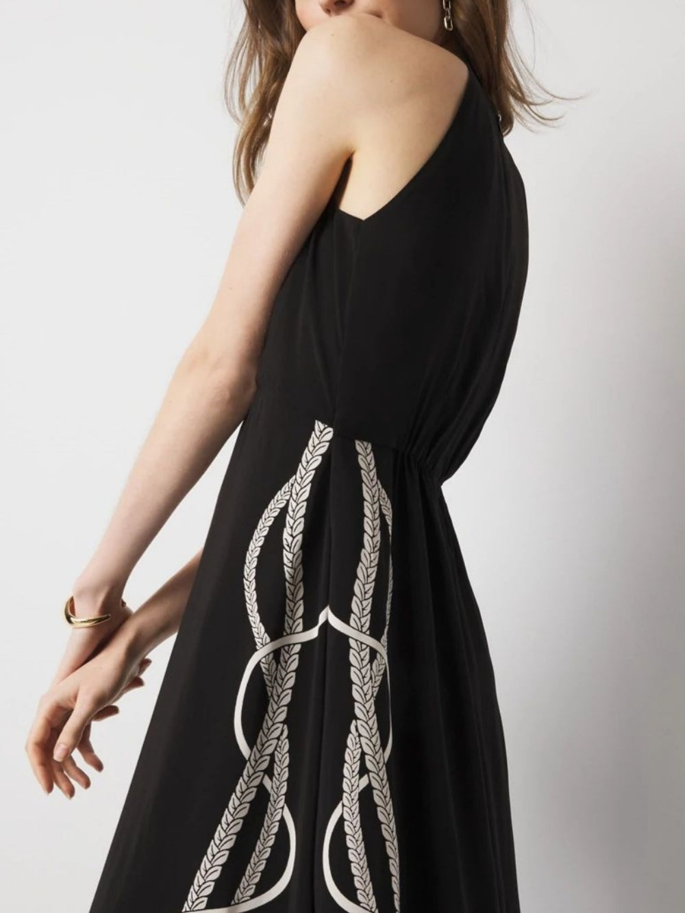 Graphic Floral Maxi Dress