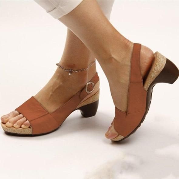 Clearance Sale🔥🔥- Comfortable Elegant Low Chunky Heel Shoes-🔥BUY 2 FREE SHIPPING