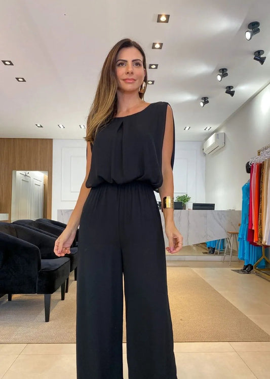 🔥Buy 2 Free Shipping🔥Black Sleeveless Jumpsuit