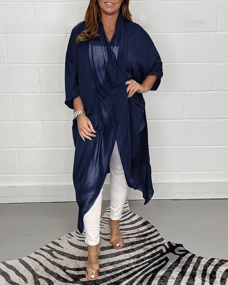 💖Early Mother's Day Sale - 48% OFF🎁 Silky Loose V-neck Top