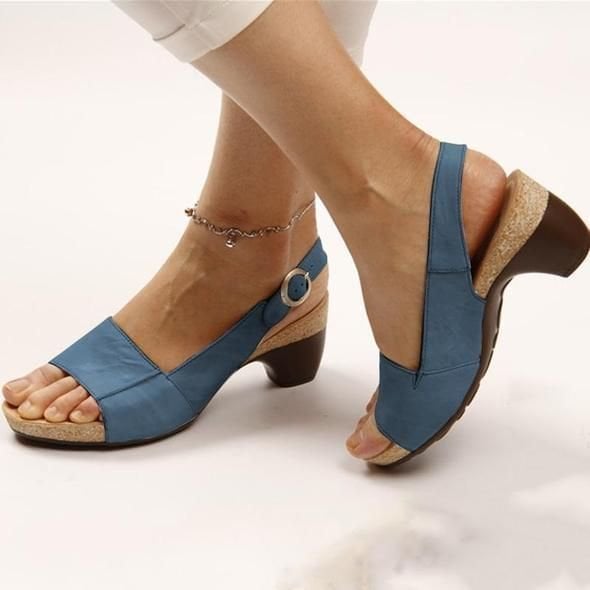 Clearance Sale🔥🔥- Comfortable Elegant Low Chunky Heel Shoes-🔥BUY 2 FREE SHIPPING