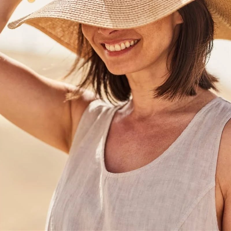 🔥 49% OFF 🔥Women's Sleeveless Cotton Dress