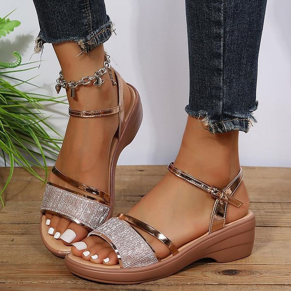 🔥LAST DAY 50% OFF🔥NEW WOMEN'S OPEN TOE WEDGE ORTHOPEDIC SANDALS