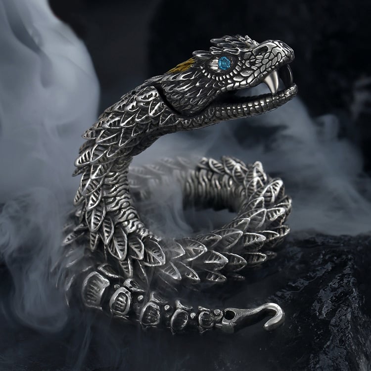 49% OFF🎁Silver Handmade Dragon Chain Bracelet