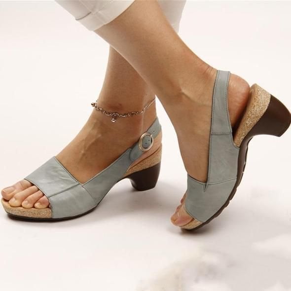 Clearance Sale🔥🔥- Comfortable Elegant Low Chunky Heel Shoes-🔥BUY 2 FREE SHIPPING