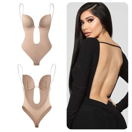 Mother's Day Sale💝Plunge Backless Body Shaper Bra