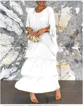 💃ARTISTIC STYLE LOOSE DRESS