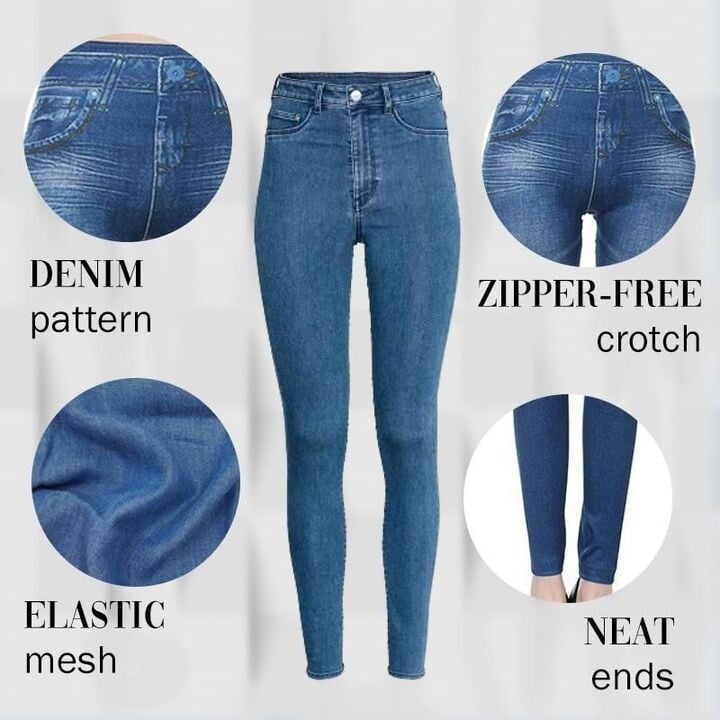 Margot Perfect Skinny Fit Stretch Pull On Push Up Plus Size Leggings