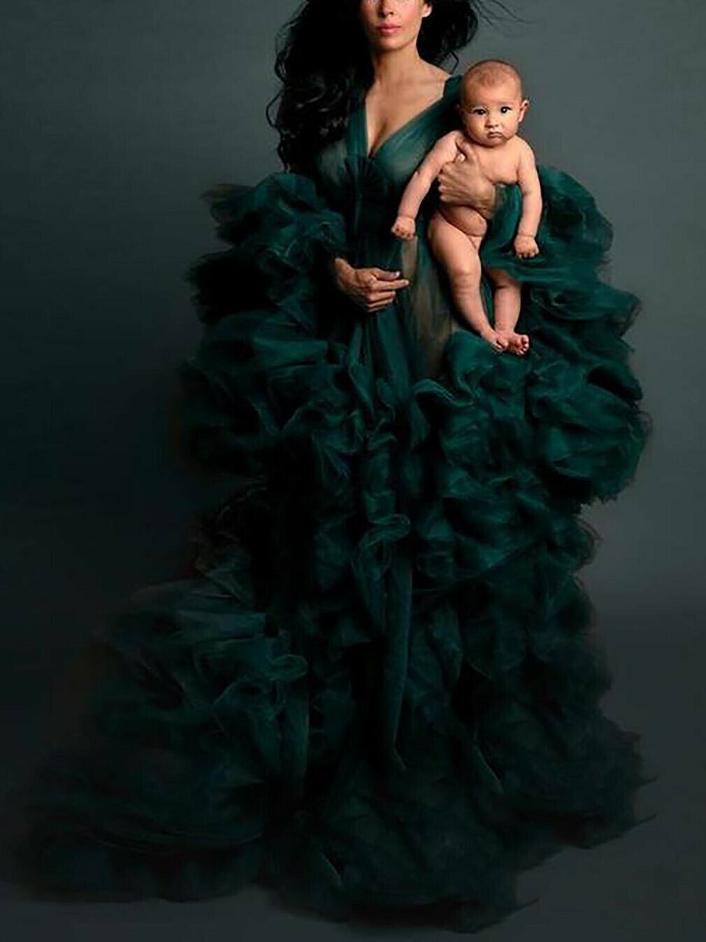 2021 Ruffle Tulle Photo Shoot Dress[FREE SHIPPING]